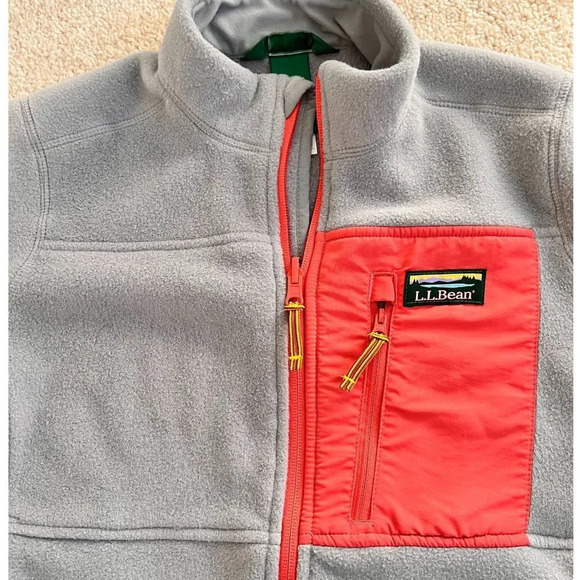 L.L. Bean Kid's Mountain Classic 3-in-1, Color Block Jacket Size 14-16 - Picture 7 of 10
